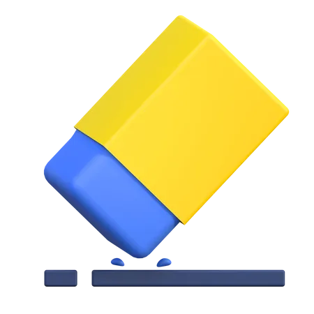 Eraser  3D Icon