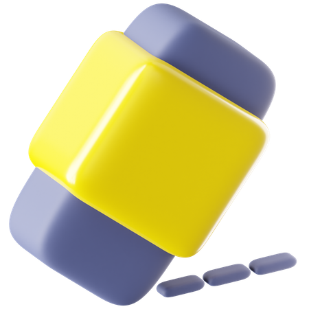 Eraser  3D Icon