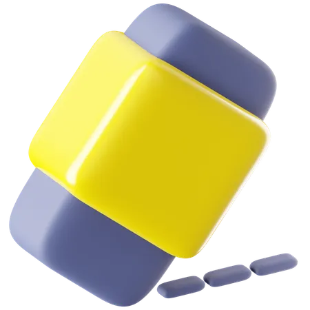 Eraser  3D Icon