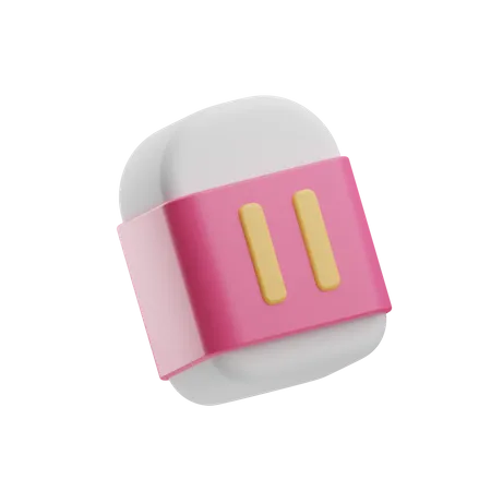 Eraser  3D Icon