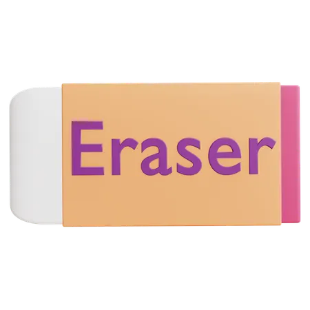 Eraser  3D Icon