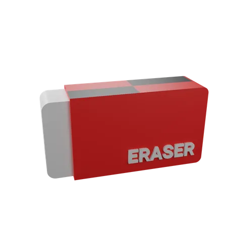 Eraser  3D Icon