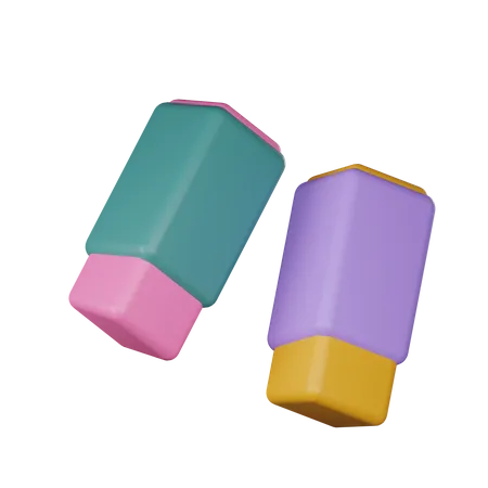 Eraser  3D Icon