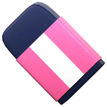 Eraser  3D Icon