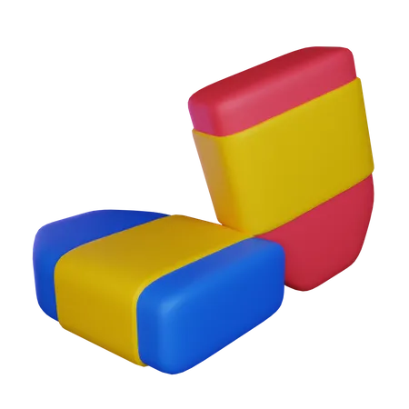 Eraser  3D Icon