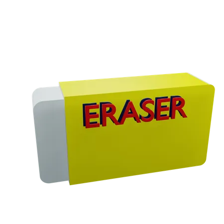 Eraser  3D Icon