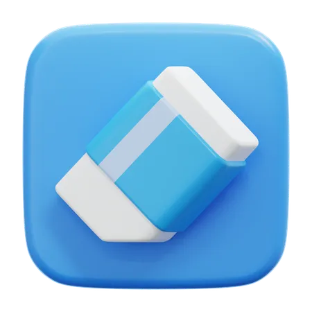 Eraser  3D Icon