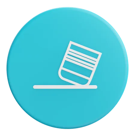 Eraser  3D Icon