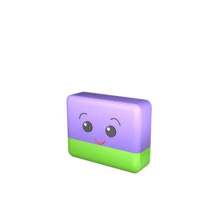 Eraser  3D Icon