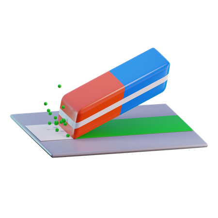 Eraser  3D Icon