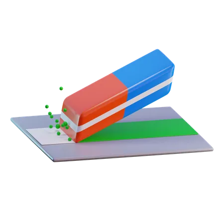 Eraser  3D Icon