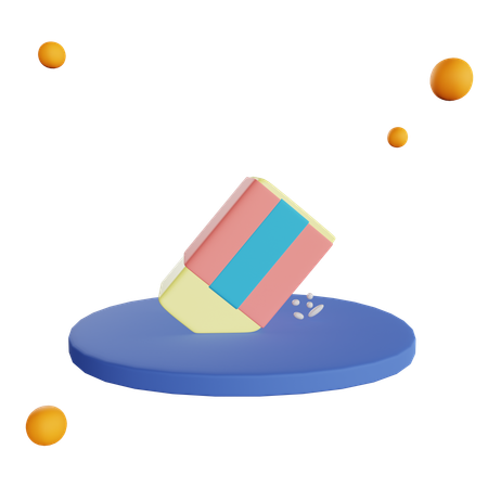 Eraser  3D Icon