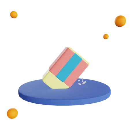 Eraser  3D Icon