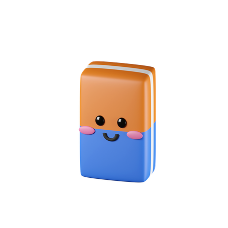 Eraser  3D Icon