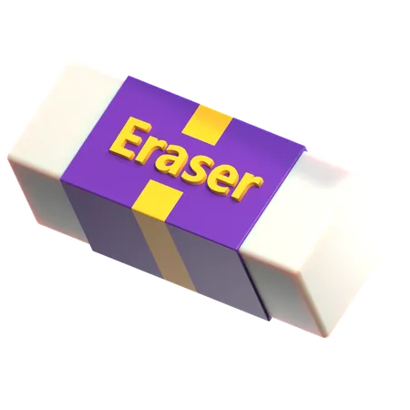 Eraser  3D Icon