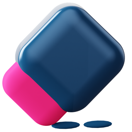 Eraser  3D Icon