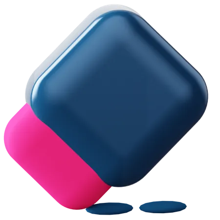 Eraser  3D Icon