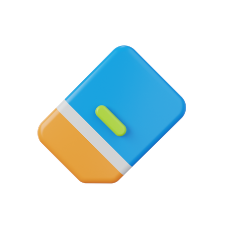 Eraser  3D Icon