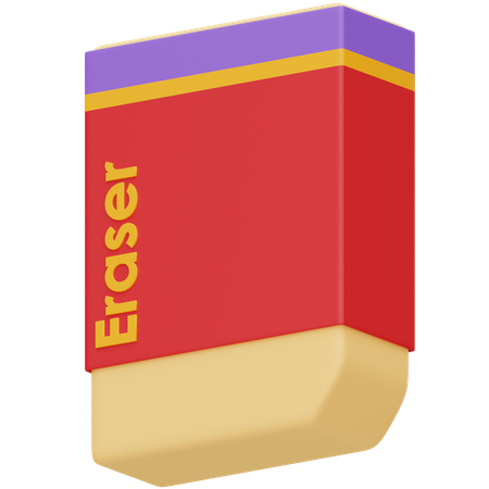 Eraser  3D Icon