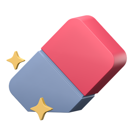 Eraser  3D Icon
