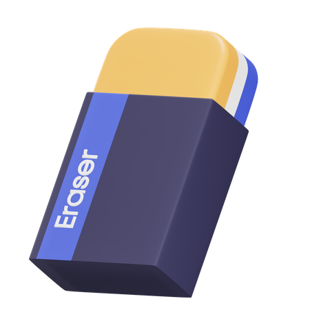 Eraser  3D Icon