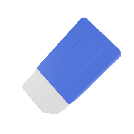 Eraser  3D Icon