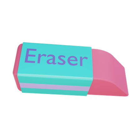 Eraser  3D Icon