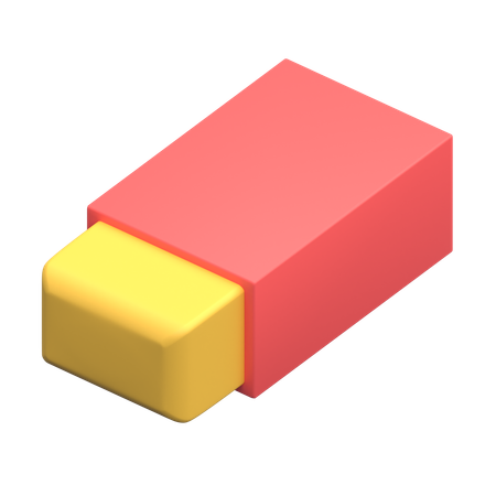 Eraser  3D Icon