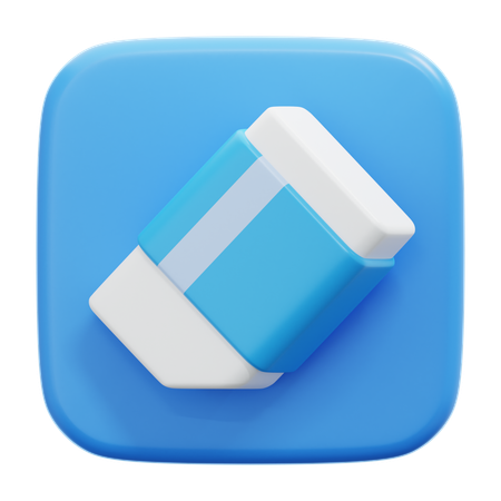 Eraser  3D Icon
