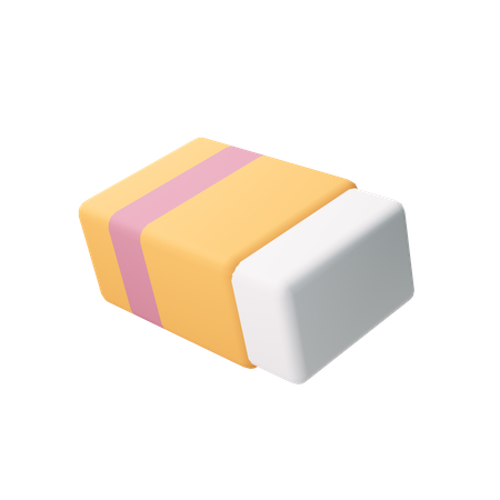 Eraser  3D Illustration