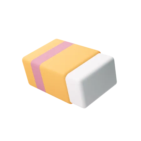 Eraser  3D Illustration