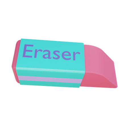 Eraser  3D Illustration