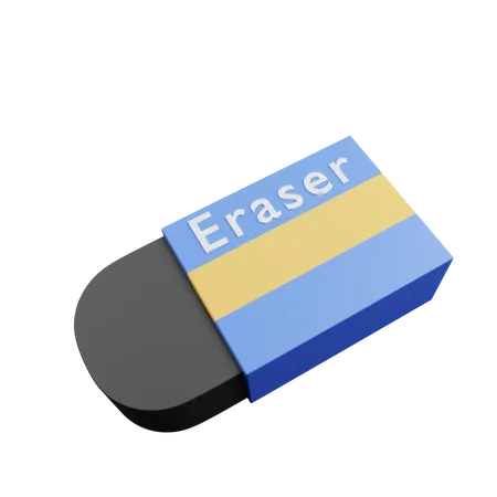 Eraser  3D Illustration