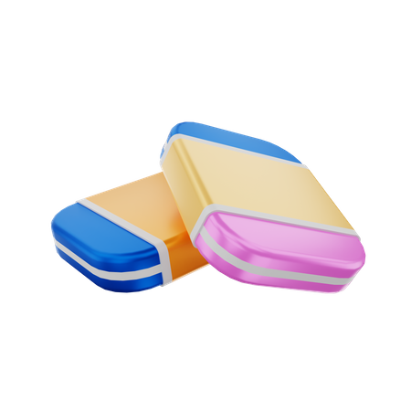 Eraser  3D Illustration