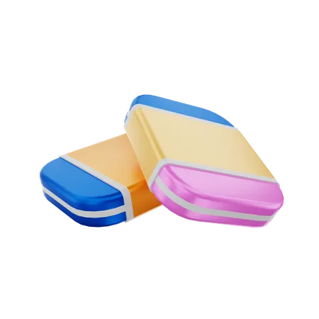 Eraser  3D Illustration