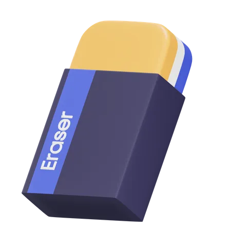 Eraser  3D Illustration