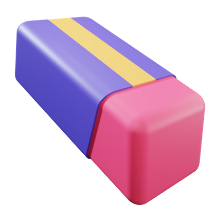 Eraser  3D Illustration