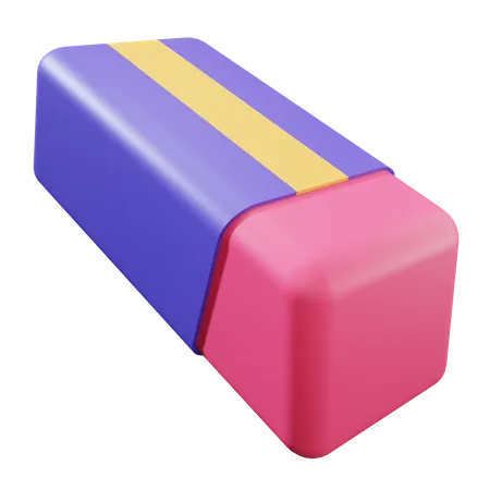 Eraser  3D Illustration