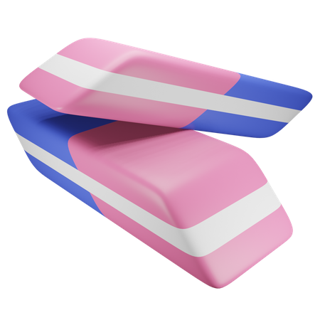 Eraser  3D Illustration