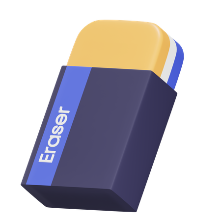 Eraser 3D Illustration
