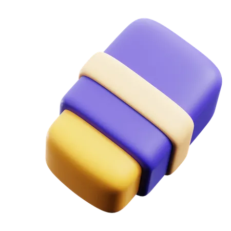 Eraser Rubber  3D Icon