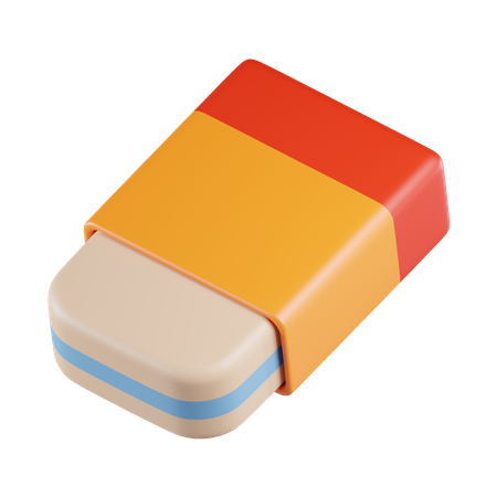 Eraser Rubber  3D Icon