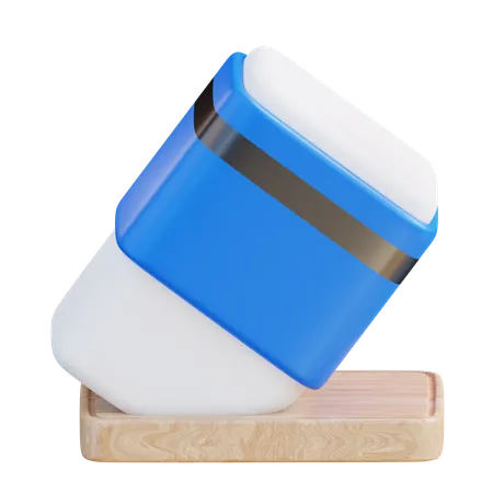 3 D Illustration Eraser Tool 3D Icon