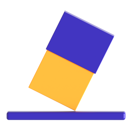 Eraser Tool  3D Icon