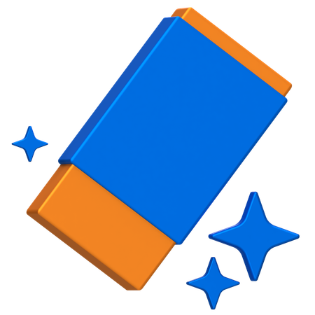 Eraser Tool  3D Icon