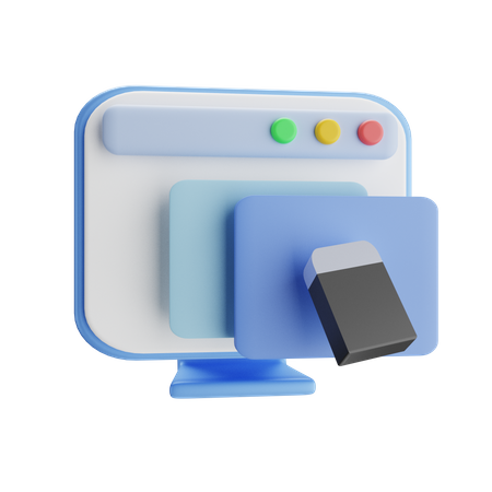 Eraser Tool  3D Icon