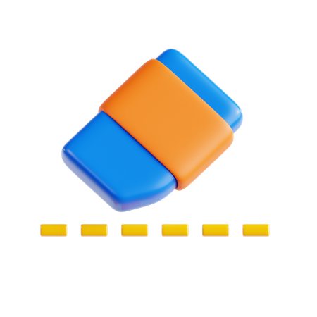 Eraser Tool  3D Icon