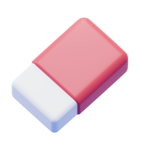 Eraser Tool 3D Icon