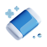 eraser tool 3d logo