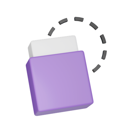 Eraser Tool Icons  3D Icon